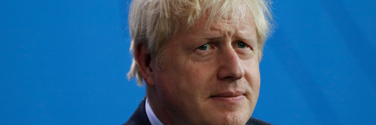 British prime minister, Boris Johnson